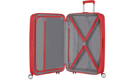 Organisation intérieure avec une poche  zippée supplémentaire