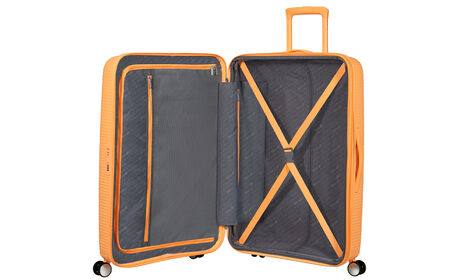 Organisation intérieure avec une poche  zippée supplémentaire