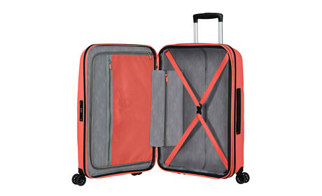 Organisation intérieure avec poche tablier zippée supplémentaire