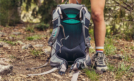 Körpernaher, flexibler Hüftgurt