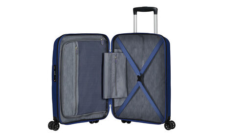 Organisation intérieure avec poche tablier zippée supplémentaire