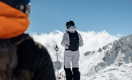 Schneeabweisendes Rückenteil