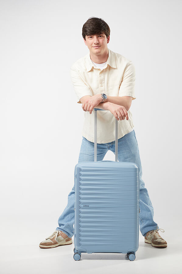 American Tourister Fastforward Spinner 68/25 TSA EXP 68cm  Steel Blue