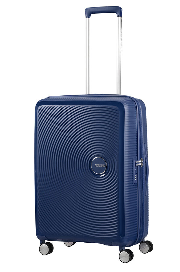 American Tourister Soundbox Spinner erweiterbar 67cm Midnight Navy