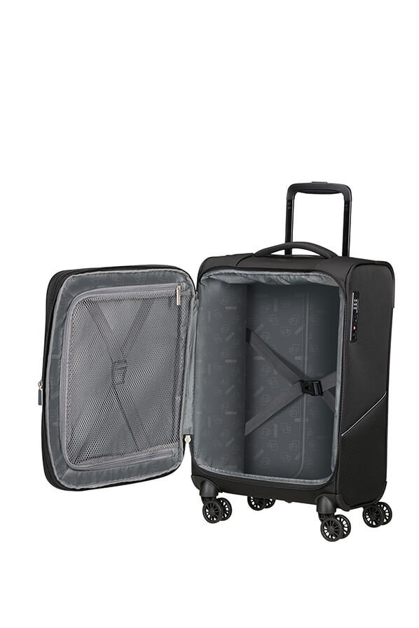 American Tourister SummerRide Spinner Expandable TSA 55cm L35  Schwarz
