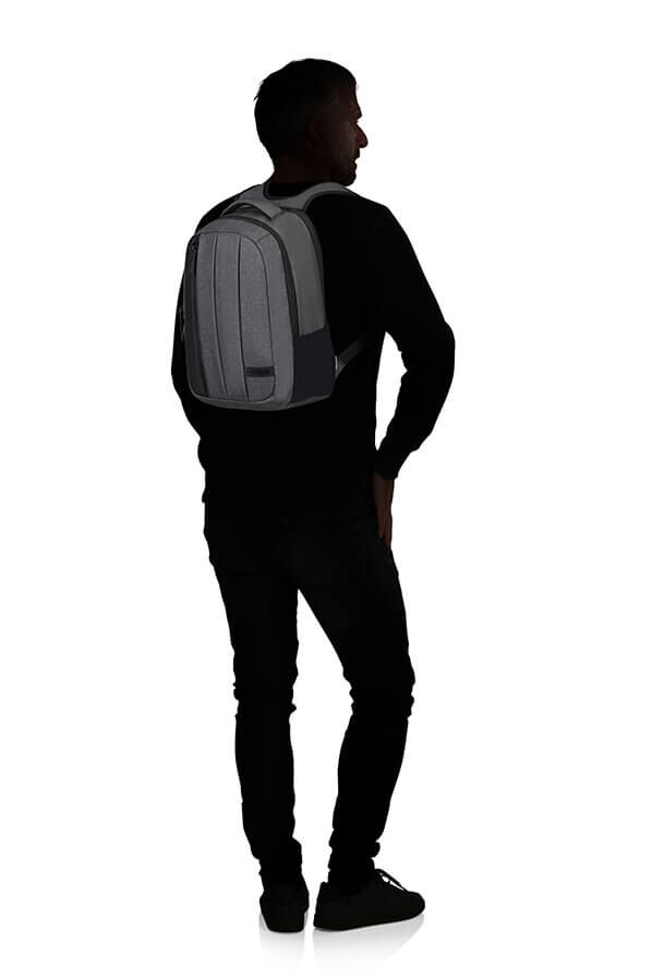 American Tourister Streethero Laptop Backpack 14'  Grey Melange