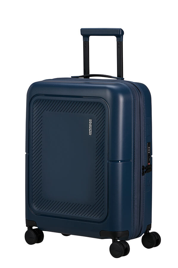 American Tourister DashPop Spinner Expandable TSA 55cm Bleu nuit