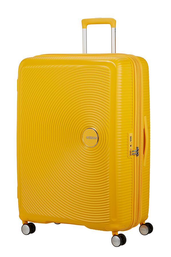 American Tourister SoundBox Spinner TSA Expandable 80cm  Jaune or