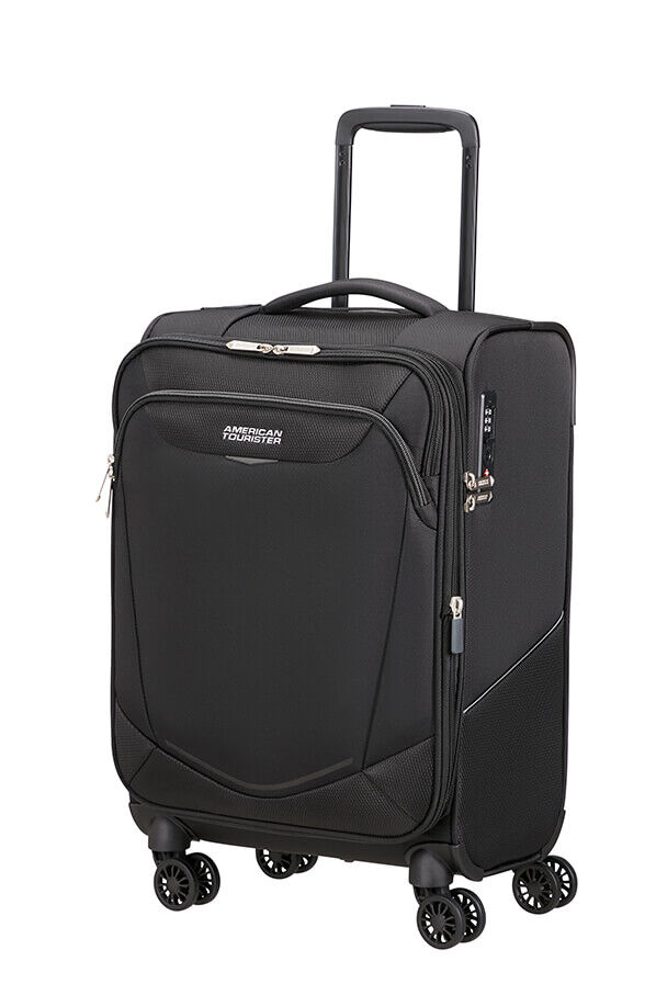 American Tourister SummerRide Spinner Expandable TSA 55cm L35  Schwarz