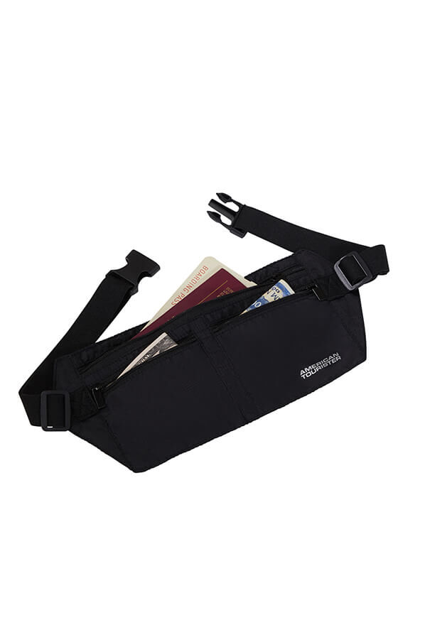 Money Belt Ceinture porte-monnaie RFID | American Tourister American Tourist. Ta RFID Money Belt Bag  Noir