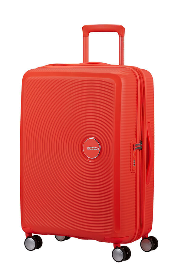 American Tourister SoundBox Spinner TSA Expandable 67cm  Neon Orange