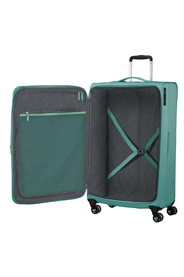 American Tourister Aerospin Spinner Expandable L  Dusty Turquoise