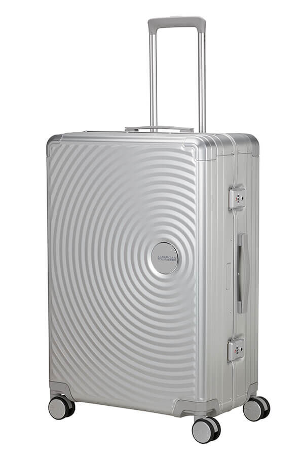 American Tourister Soundbox Alu Spinner TSA 77cm  Argent
