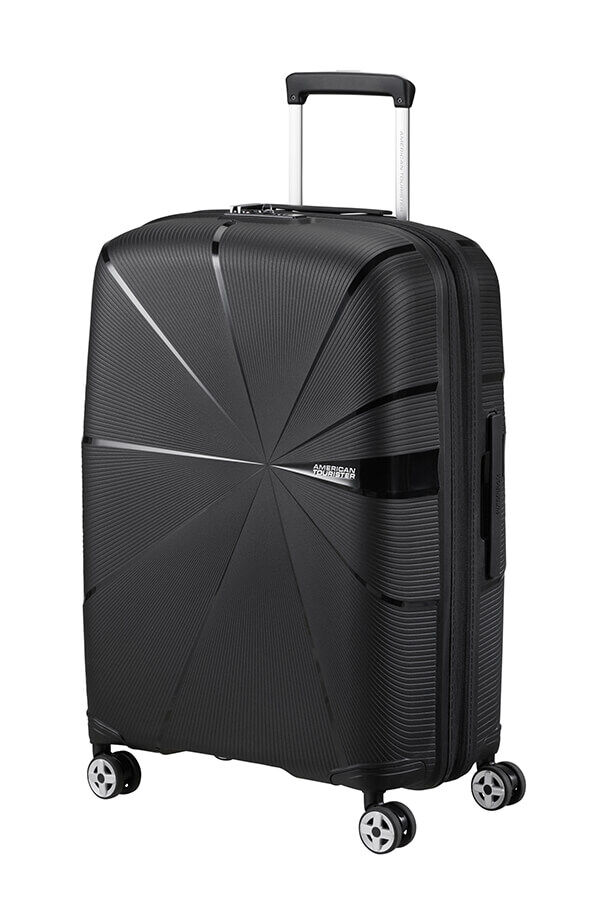 American Tourister Starvibe Spinner Expandable TSA 67cm Schwarz