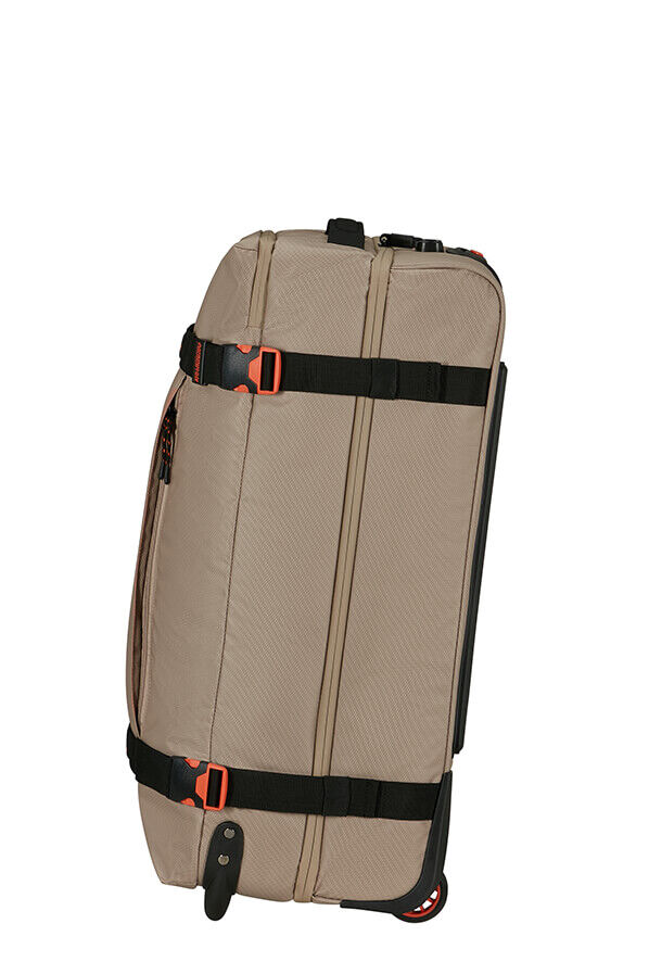 American Tourister Urban Track Duffle with Wheels Coated M  Beige/Orange