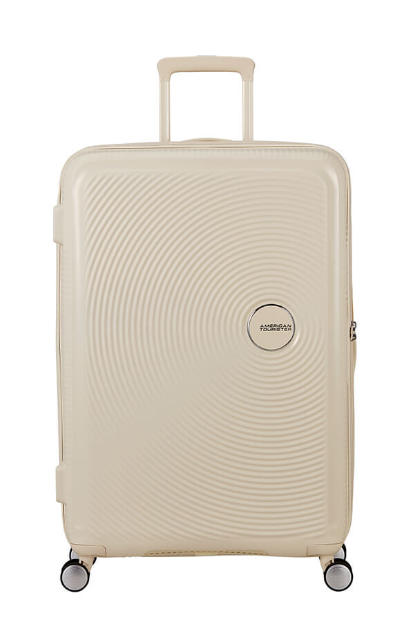 American Tourister SoundBox Spinner TSA Expandable 77cm  Coconut Sand