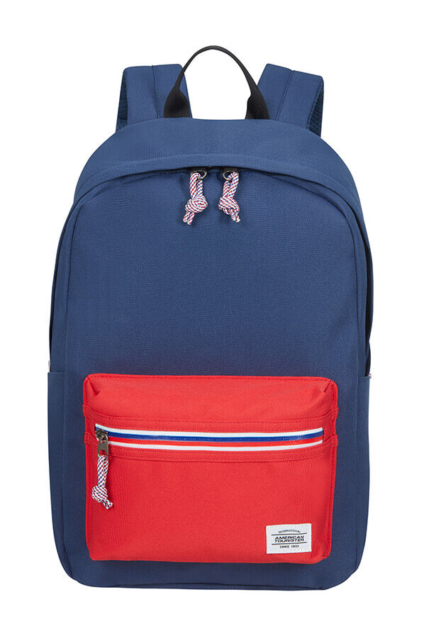 American Tourister Upbeat Backpack ZIP  Bleu marine/Rouge