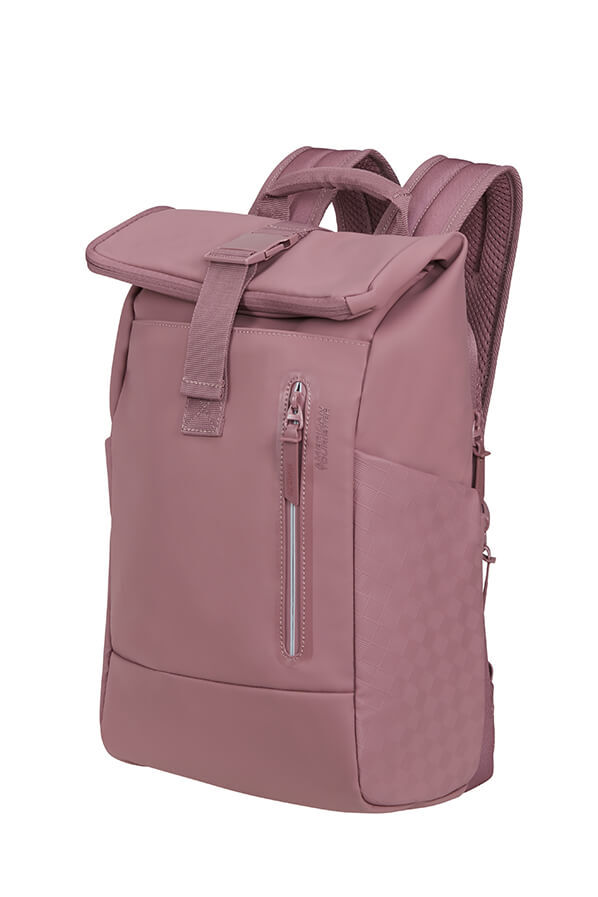 Urban Tide Sac &agrave; dos 14'' rolltop 14" | American Tourister Urban Tide Rolltop Laptop Backpack 14'  Galactic Mauve