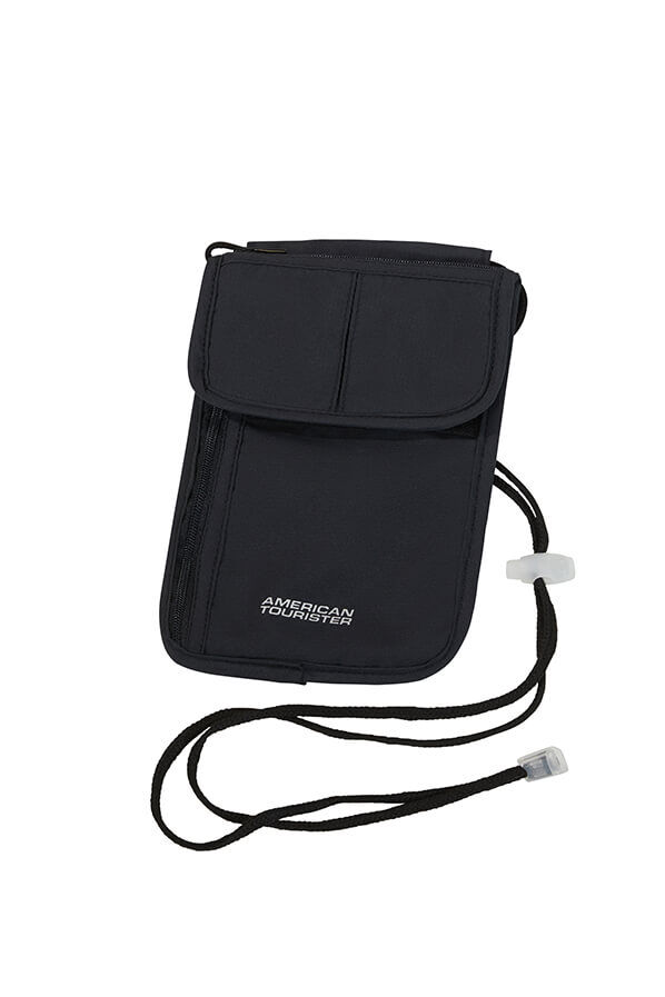 Neck Pouch Pochette tour de cou RFID | American Tourister American Tourist. Ta RFID Security Neck Pouch  Noir