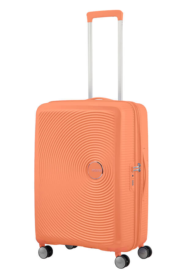 SoundBox Check-in Gr&ouml;&szlig;e M | American Tourister Soundbox Spinner TSA Expandable 67cm  Cantaloupe