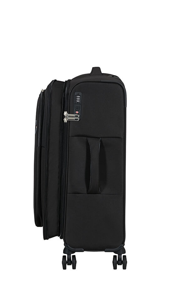 American Tourister Cloudrider Spinner EXP TSA M  Jet Black