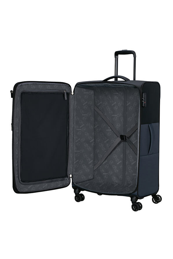 American Tourister Daring Dash Spinner Expandable TSA L  Noir/Gris