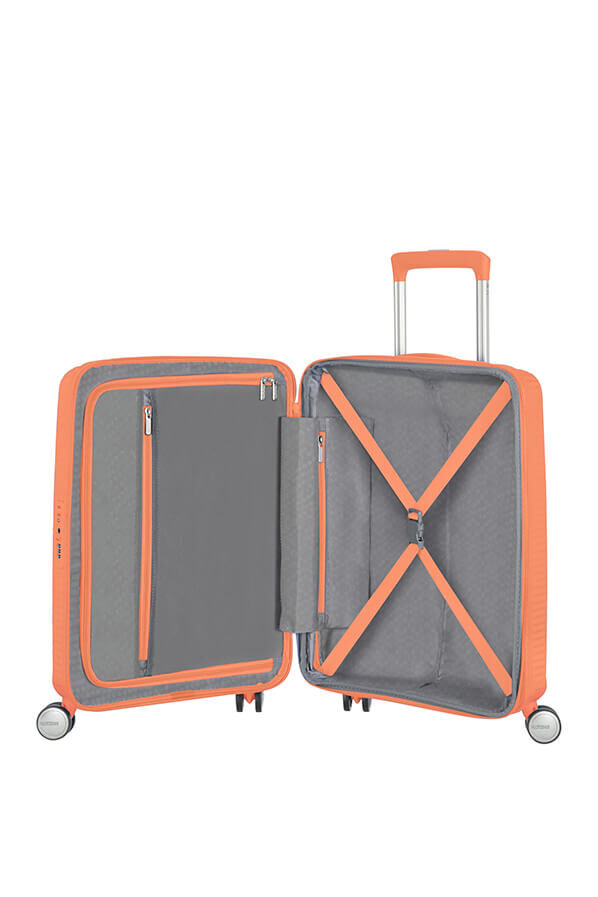 American Tourister Soundbox Spinner TSA Expandable 55cm  Cantaloupe