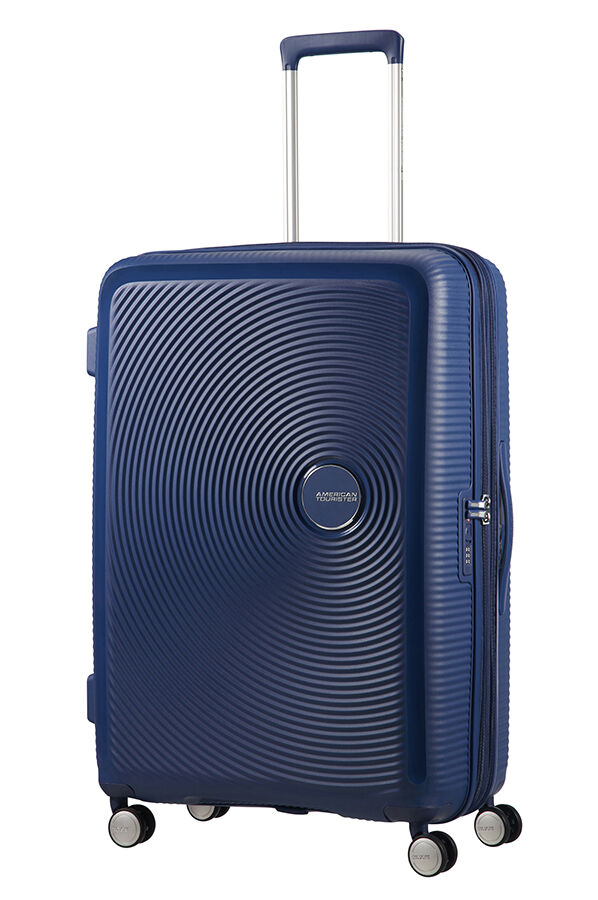 American Tourister Soundbox Spinner erweiterbar 77cm Midnight Navy