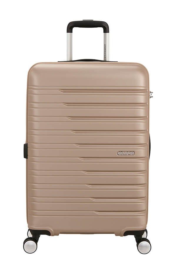 American Tourister Flashline Spinner 67/24 EXP TSA  Ivory gold