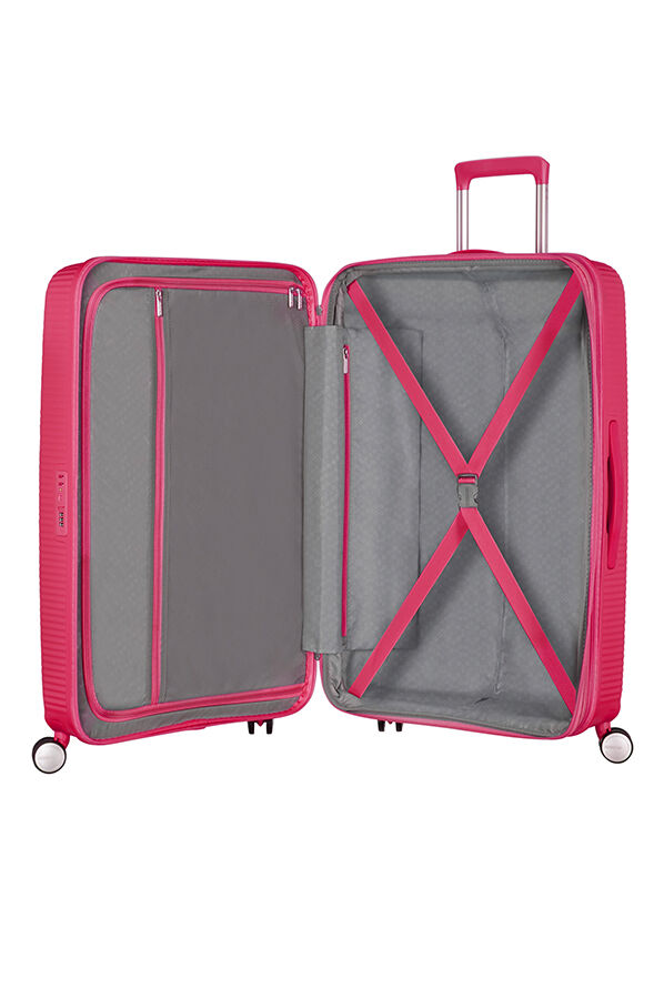 SoundBox Check-in Gr&ouml;&szlig;e M | American Tourister Soundbox Spinner erweiterbar 67cm Lightning Pink