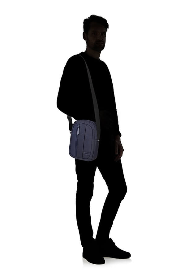 American Tourister Streethero Cross-Over  Navy Melange