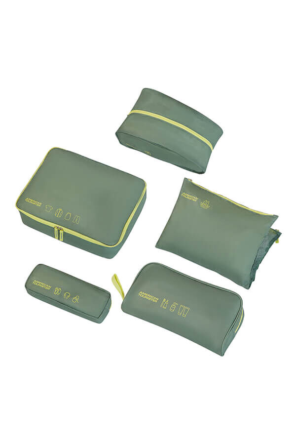 American Tourister American Tourist. Ta Packing Organizers 5Pcs  Olive/Lime