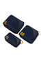 Packing Cubes Set de 3 organisateurs de bagages | American Tourister American Tourist. Ta Packing Cubes S/M/L  Navy/Orange