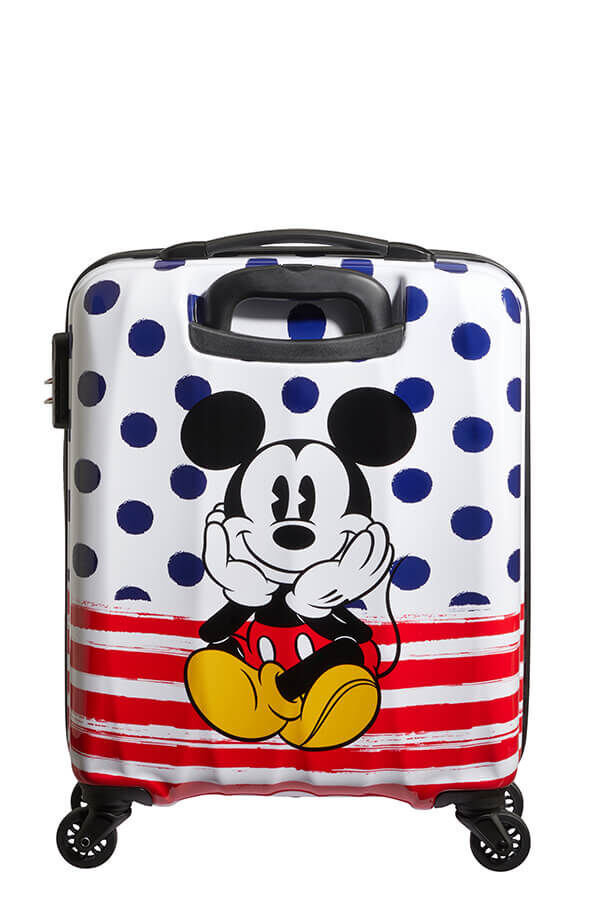 American Tourister Disney Legends Spinner 55cm  Mickey Blue Dots