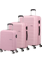 American Tourister High Turn 3 PC SET A  Matt Powder Pink