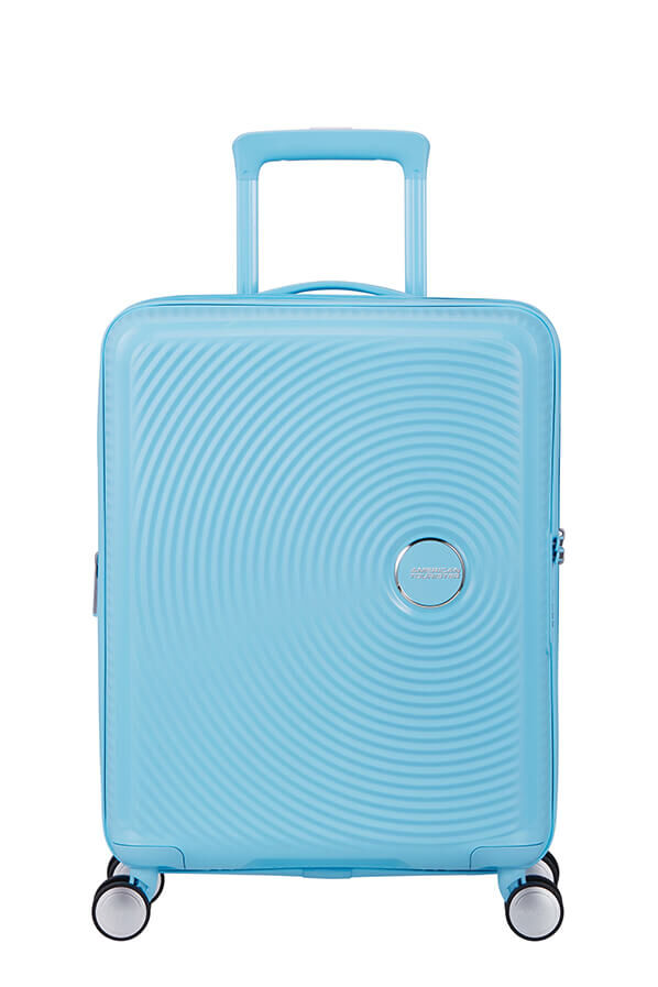 American Tourister SoundBox Spinner TSA Expandable 55cm  Blueberry Fizz