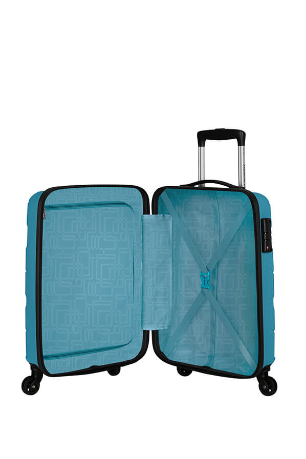 American Tourister Jetdriver 3.0 Spinner TSA SW 55cm  Bleu clair