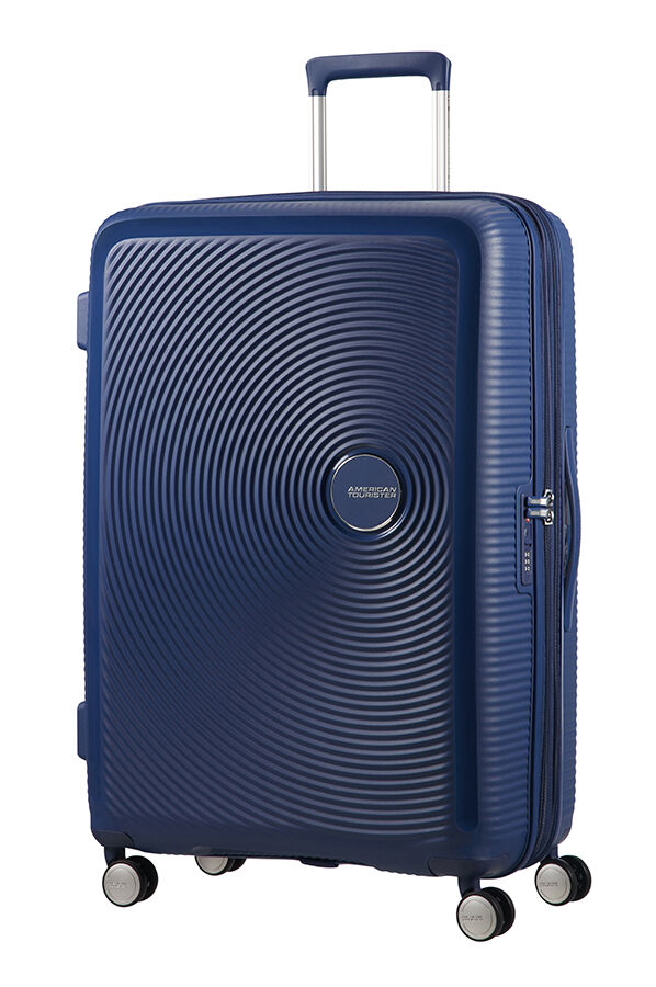 American Tourister Soundbox Spinner erweiterbar 77cm Midnight Navy