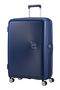American Tourister Soundbox Spinner extensible 77cm Bleu marine foncé