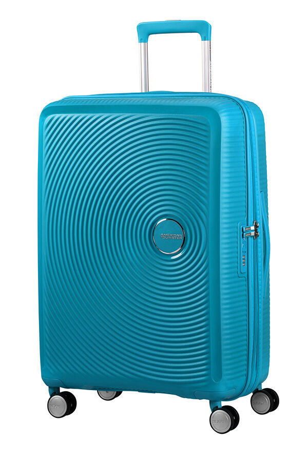 American Tourister Soundbox Spinner erweiterbar 67cm Summer Blue
