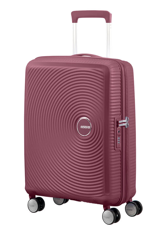 American Tourister Soundbox Spinner TSA Expandable 55cm  Dark Burgundy
