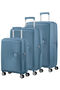 American Tourister Soundbox 3 PC Set A  Stone Blue