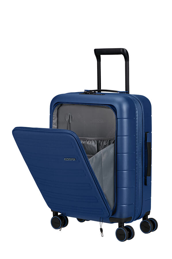 American Tourister Novastream Spinner TSA Exp. Smart 55cm  Bleu marine