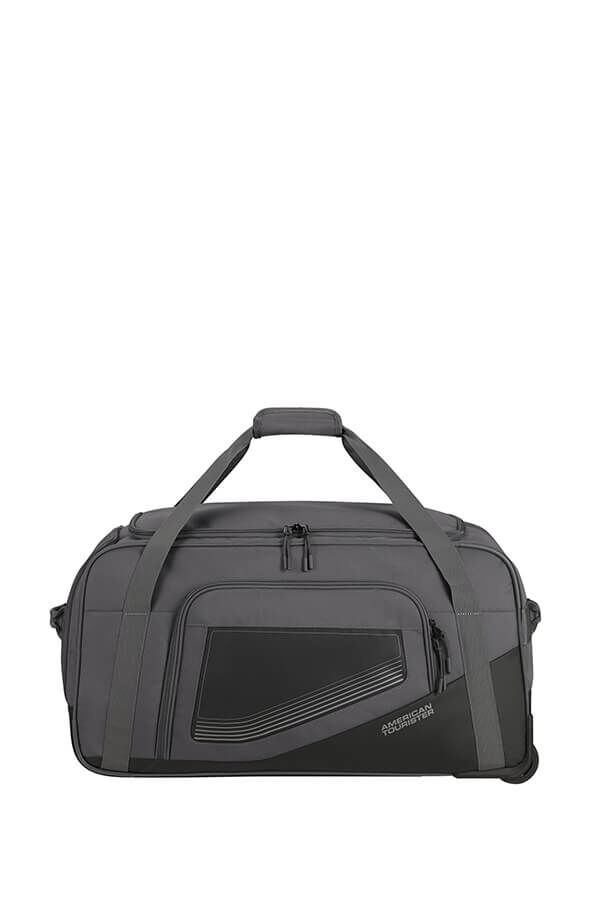American Tourister City Racer Duffle with Wheels M  Schwarz
