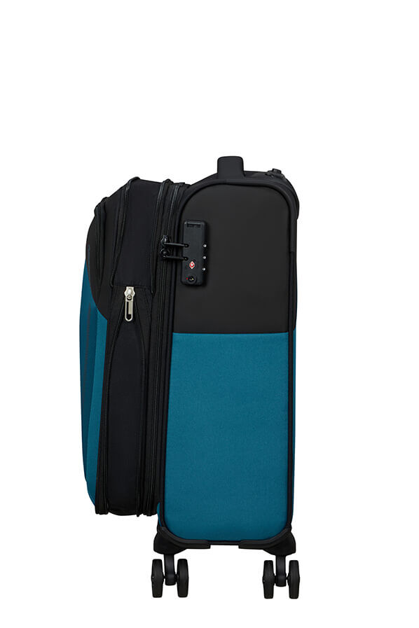 American Tourister Daring Dash Spinner Expandable TSA S  Noir/Bleu