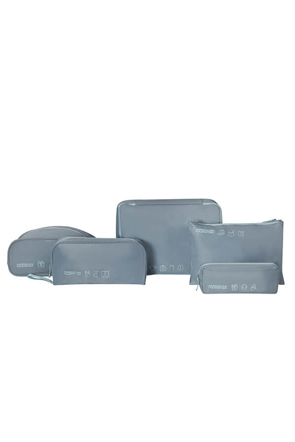 American Tourister American Tourist. Ta Packing Organizers 5Pcs  Stone Blue/Blue