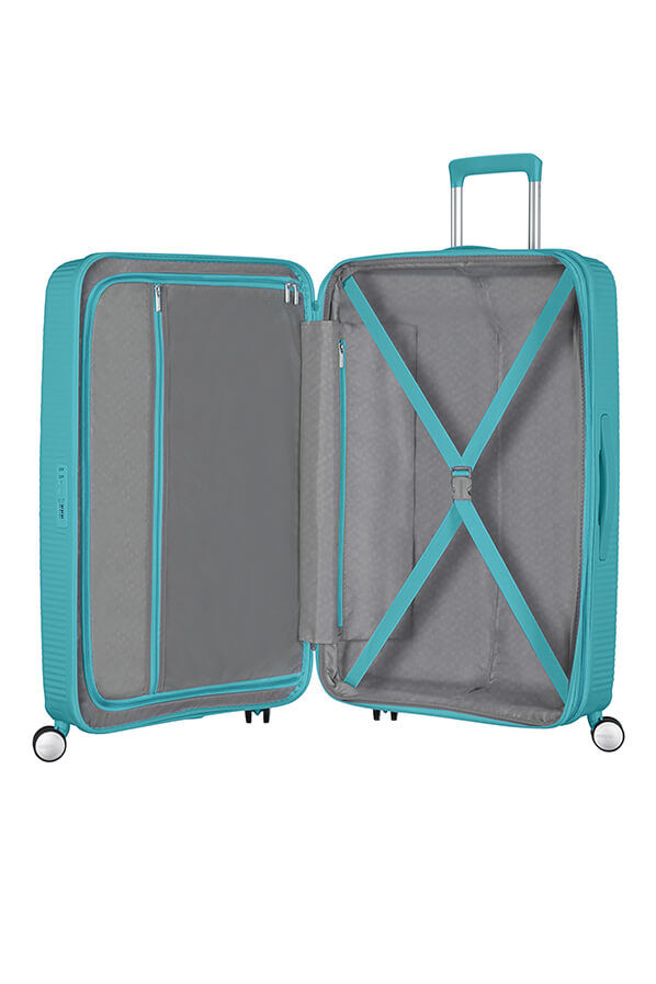 American Tourister Soundbox Spinner Expandable 67cm  Turquoise Tonic