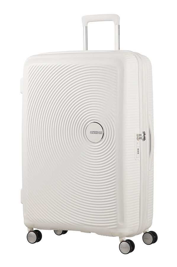 American Tourister Soundbox Spinner erweiterbar 77cm Pure White