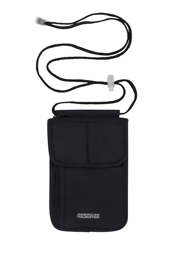 Neck Pouch Pochette tour de cou RFID | American Tourister American Tourist. Ta RFID Security Neck Pouch  Noir