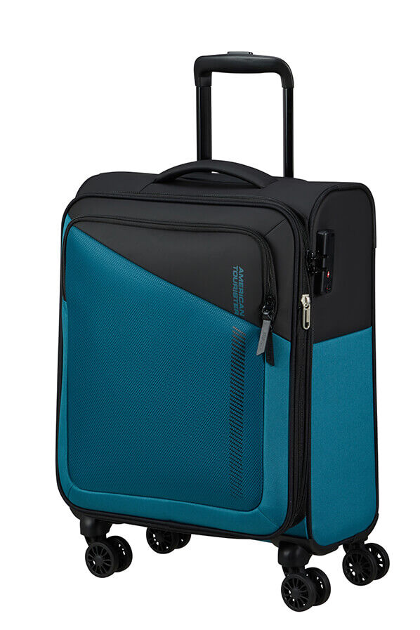 American Tourister Daring Dash Spinner Expandable TSA S  Noir/Bleu